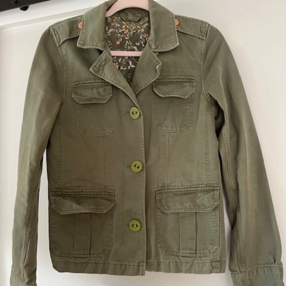 Vintage Army Green Jacket - Size M - Picture 1 of 7